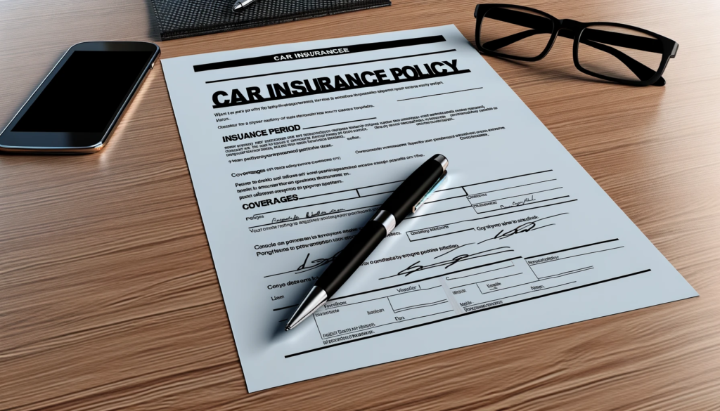 Póliza de seguro de automóvil